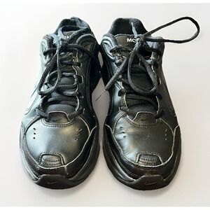 Nike Air Monarch IV Training Walking Shoes Sneakers Men Size 8.5 Black Lace Up